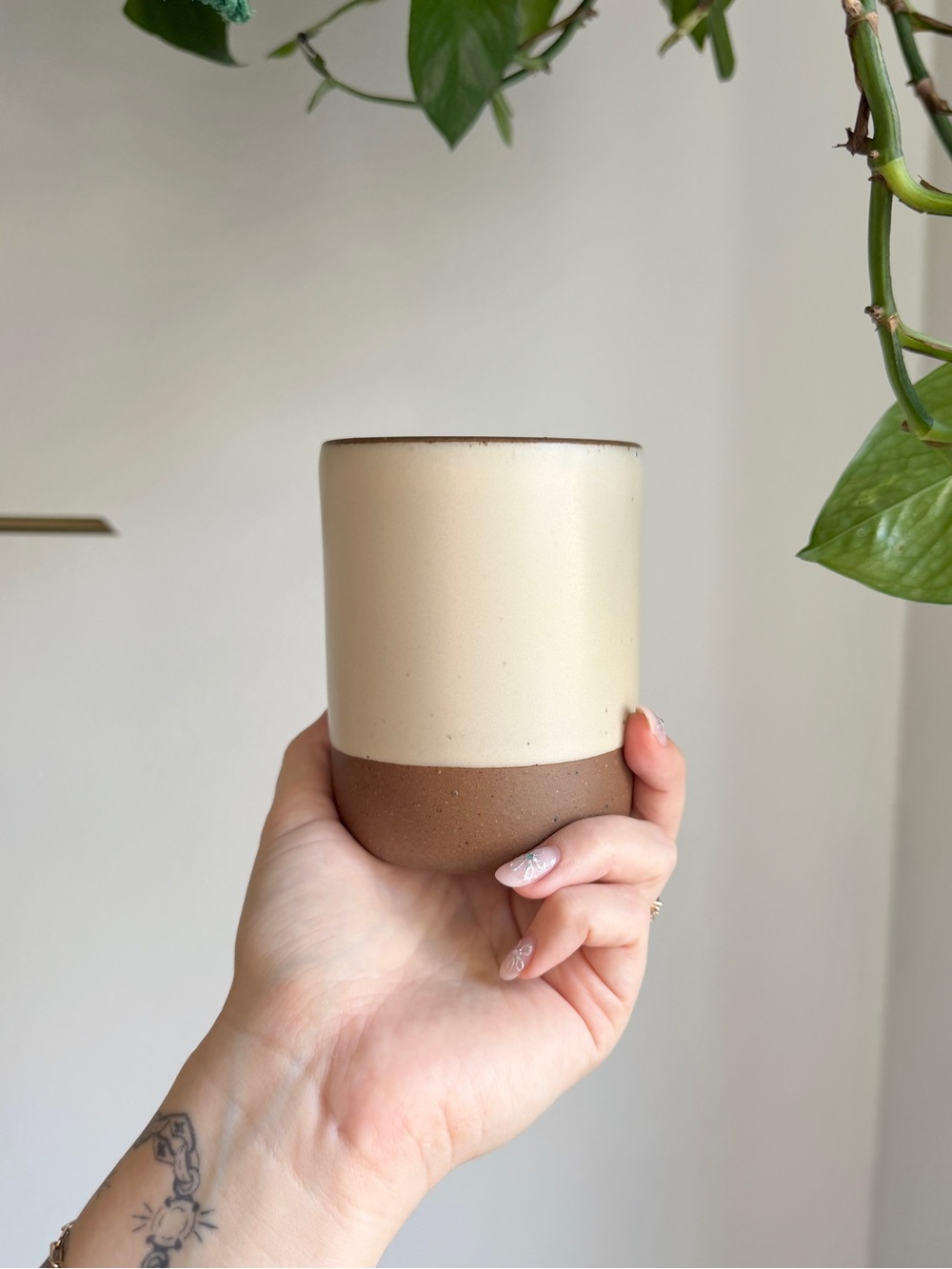 East Fork • Empty 10oz Large Candle Vessel • Panna Cotta • Handleless Mug